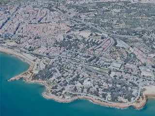 Tarragona City, Spain (2024) 3D Model