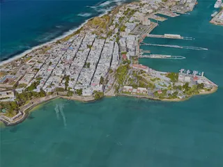 San Juan City, Puerto Rico (2023) 3D Model