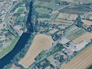 Beziers City, France (2025) 3D Model preview