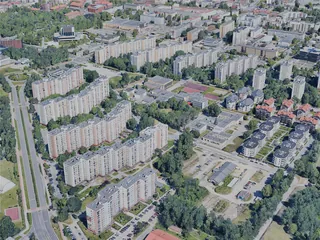 Katowice City, Poland (2025) 3D Model preview