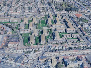 Southend-on-Sea City, UK (2025) 3D Model preview