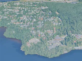 Tampere City, Finland (2025) 3D Model preview
