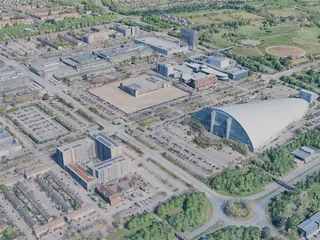 Milton Keynes City, UK (2025) 3D Model preview
