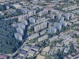 Zielona Gora City, Poland (2025) 3D Model preview