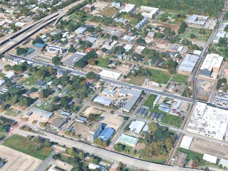 Baton Rouge City, USA (2025) 3D Model preview