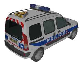 Renault Kangoo Police 3D Model