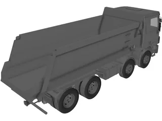 Mercedes-Benz Actros Dumper 3D Model