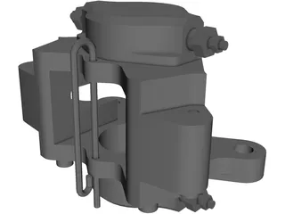 Brake Caliper 3D Model