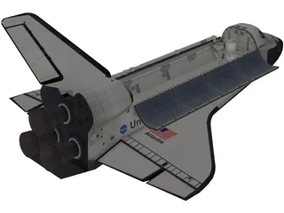 Space Shuttle Atlantis 3D Model