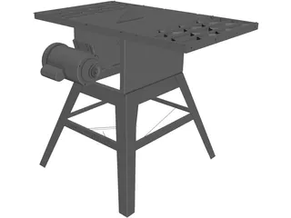 Table Saw Craftsman 3D Model