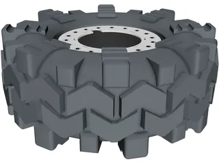 Interco TSL SX on Beadlock Wheel 3D Model