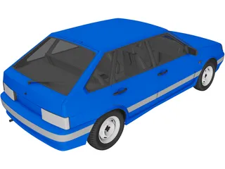 VAZ 2114 3D Model