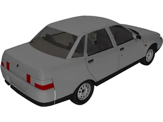 VAZ 2110 3D Model