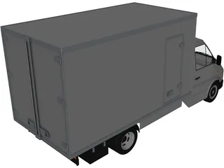 Volkswagen LT Refrigerator 3D Model