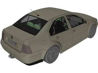 Volkswagen Bora 3D Model