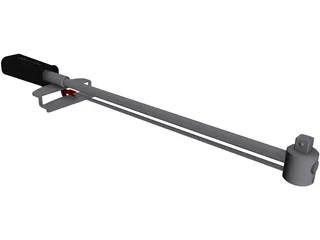 Torsion Style Torque Wrench 3D Model