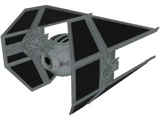 Star Wars Interceptor 3D Model