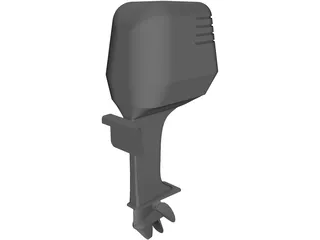 Outboard Motor 3D Model