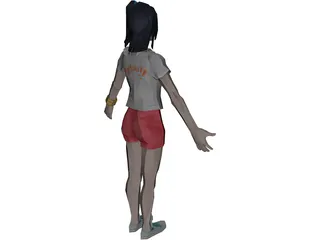 Girl 3D Model