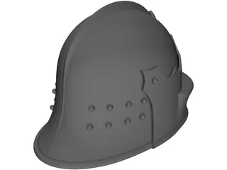 Helmet Medieval 3D Model