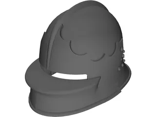 Helmet Italian Sallet 3D Model