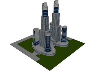 Mega Trade Center 3D Model