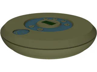 CD Player 3D Model