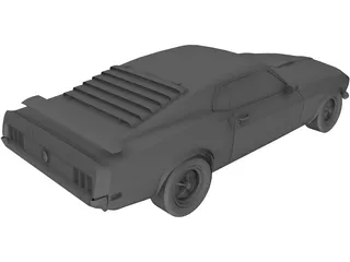 Ford Mustang Boss 302 3D Model