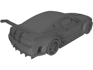 Ford Mustang GT-R Concept 3D Model