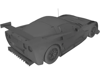 Chevrolet Corvette C6-R 3D Model