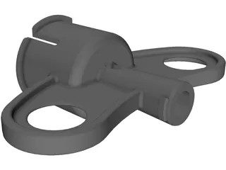 Luer Adapter 3D Model