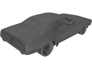 Plymouth AAR Cuda 3D Model