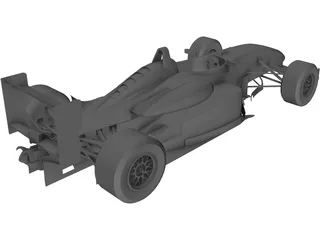 Dallara Formula 3 3D Model