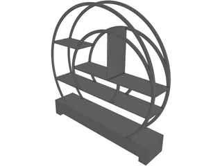 Shelf Very Modern 3D Model