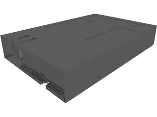 PC Floppy Disk Drive 3D Model