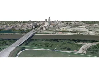 Omaha City 3D Model