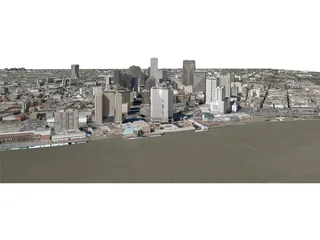 New Orleans City 3D Model