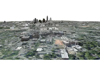 Charlotte City 3D Model