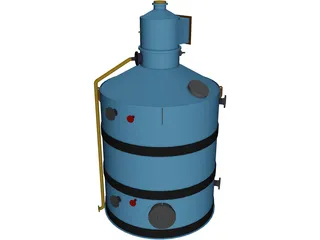 Salt Tank 3D Model