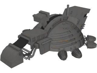 Dune Harvester 3D Model