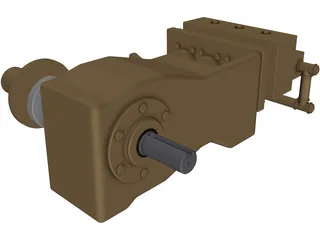 High Pressure Waterblasting Pump 3D Model