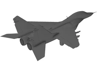 MiG-29 Fulcrum 3D Model