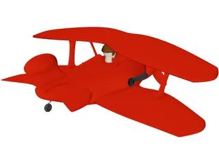 Toy Airplane 3D Model