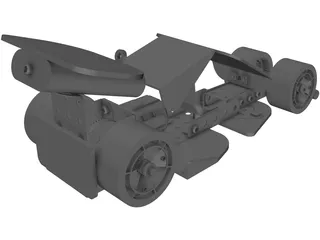 Controlled Car 3D Model