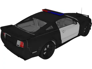 Ford Mustang Saleen Barricade 3D Model