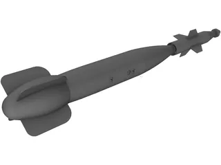 GBU-16 Laser Guided Weapon 3D Model