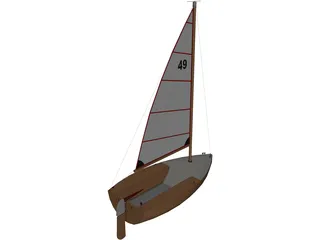 Boat Small 3D Model