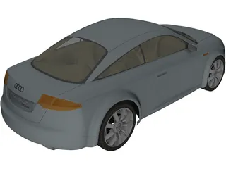 Audi Nuvolari Quattro Concept 3D Model