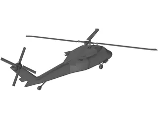 Sikorsky UH-60 Black Hawk 3D Model