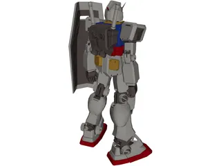 Gundam rx78 3D Model